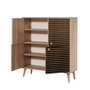 Hanah Home Multilux-220 Armario multiusos Roble Sonoma